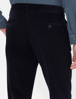 Темно-синие брюки узкого кроя из плотной ткани - Cacharel фото 14