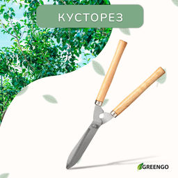 Кусторез, 19 (48 см), с деревянными ручками, Greengo
