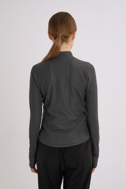 Олимпийка Серый ANTA RUNNING Knit Track Top  фото 5