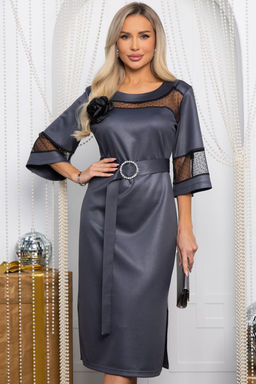 Платье вечернее Волшебный образ (графит) П14628-18М - Lt collection фото 7