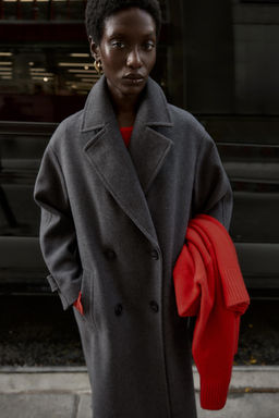 ABRIGO OVERSIZE SOFT / Gris - Zara фото 11