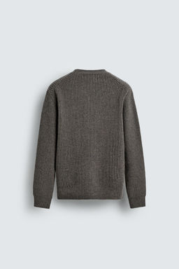 TEXTURED WOOL JUMPER - Zara фото 18