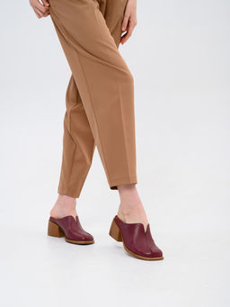 Сабо 5200.23663br.Гнилая вишня+коричневый