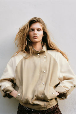 COMBINED QUILTED JACKET - Zara фото 4
