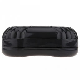 Мыльница дорожная пластмассовая "Фигурная" 11,5х7,5х6см, графитовый (Россия)