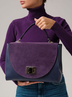 Сумка Azaro 30608 фиолетовый цветок