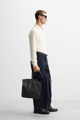 TEXTURED RIBBED POLO SHIRT - Zara фото 5