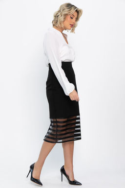 Юбка карандаш Фернандель (черная) Ю14744-10М