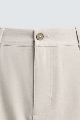 PANTAL?N CHINO ESTRUCTURA CONFORT / Beige claro - Zara фото 9