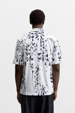 STRETCH LEAF PRINT SHIRT - Zara фото 3