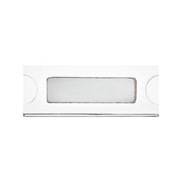 Бейдж горизонтальный, внешний 72 х 27 мм, внутренний 70 х 25мм, на магните