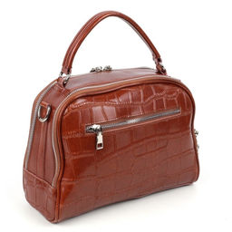 Женская кожаная сумка через плечо под крокодила 0171-90 - Cidirro фото 3