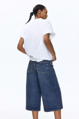 Wide Regular Waist Culotte Jeans - H&m фото 7