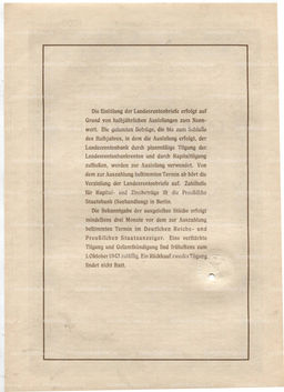 Облигация 4,5% 1000 рейхсмарок 1939 года Германия