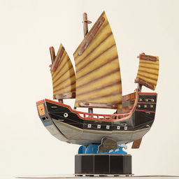 REZARK STH-006 Серия Корабли 62 элемент. Китайский парусник