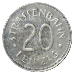 20 пфеннигов 1918 года Транспортный нотгельд  Лейпциг
