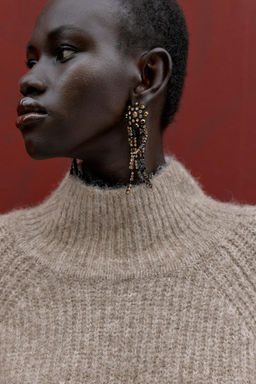 WIDE SLEEVE KNIT JUMPER - Zara фото 3