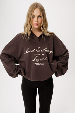 Свитшот Pirs 6400 коричневый  фото 3