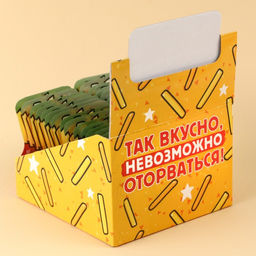 Цена за 30 шт. Шоубокс с мармеладной картошка фри Для тебя с соусом, 30 шт. - Simaland фото 5