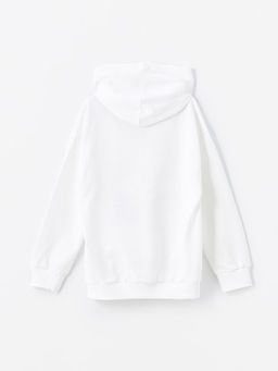 Kap??onlu Minnie Mouse Bask?l? Uzun Kollu K?z ?ocuk Sweatshirt - Waikiki фото 2