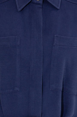 Женское синее тканое платье Неожиданная скидка в корзине - U.s. polo assn фото 12