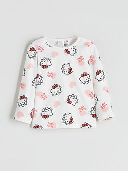 Hello Kitty Bask?l? K?z Bebek Pijama Tak?m?