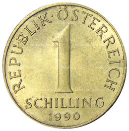 Монета 1 шиллинг 1990 года Австрия