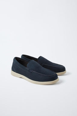 SPLIT SUEDE DECK SHOES - Zara фото 9