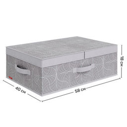 VAL LM-BOX-LD Короб стеллажный с двойной крышкой, 58*40*18 см, LINE MOON, шт