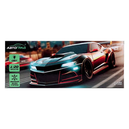 Машинка на пульте управления Грозный рейсер, радиоуправление, 1:20, световые эффекты, цвет зелёный - Автоград фото 8