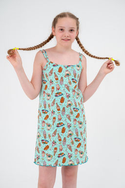 Ночная сорочка детская из кулирки Оливия мороженное