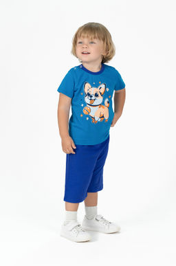 Костюм детский розовыйтемная малина принт мишка - Утенок фото 27