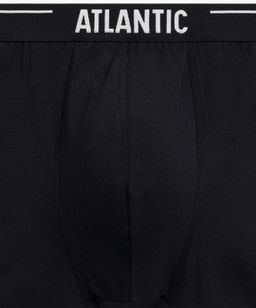 ATLANTIC 5SMH-004 Трусы шорты Solid - набор (5 шт.) морской + бирюзово-зеленый + черный + серый меланж + темно-голубой  фото 6