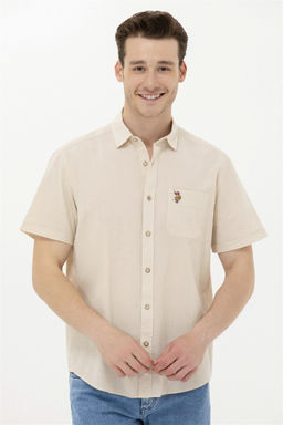 Мужская рубашка с коротким рукавом Stone - U.s. polo assn фото 2