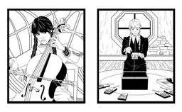 Wednesday. Раскраска