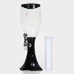 Башня пивная Вавилон, колба 2 л, подсветка, батарейки Ag10, пластик, чёрная - Simaland фото 8