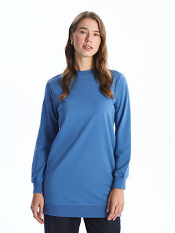 Bisiklet Yaka Kad?n Sweatshirt Tunik