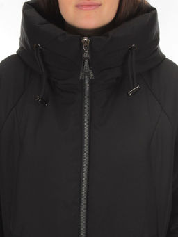 M-9097 BLACK Пальто зимнее женское CORUSKY (верблюжья шерсть)