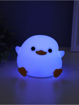 Фигурка светящаяся RISALUX «Утенок», 2 Вт, LED-ночник антистресс, RGB, USB, 10×12×9.5 см
