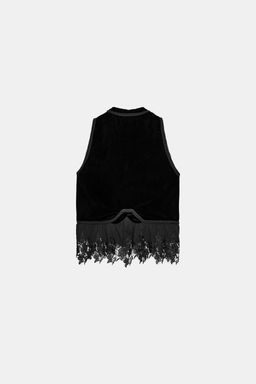 ZW COLLECTION LIMITED EDITION COMBINED VELVET WAISTCOAT - Zara фото 5