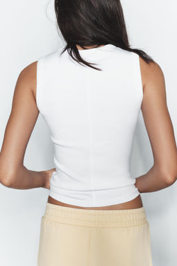 RIBBED TOP - Zara фото 58