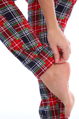 Брюки пижамные женские в клетку