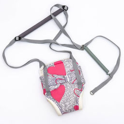 Прыгунки №1, 2в1 Розовые сердечки (прыгунки, качели, тарзанка) - Крошка я фото 12