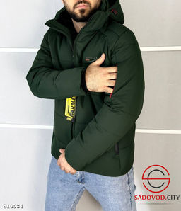 Куртка зимняя мужская с наполнителем холлофайбер - Bruno фото 3