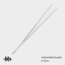 Пинцет кухонный Magistro Rengy, 31 см, цвет серебристый  фото 2