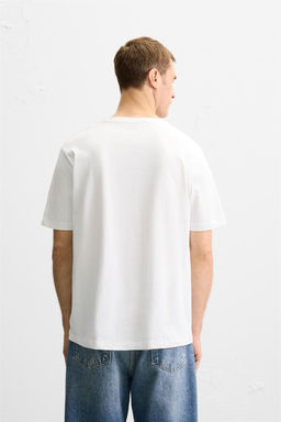 BASIC MEDIUM WEIGHT T-SHIRT - Zara фото 4