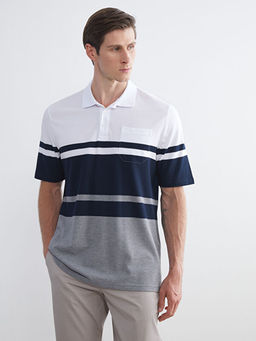 Polo Yaka ?izgili Pike Erkek Ti??rt