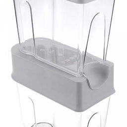 Банка для сыпучих продуктов пластмассовая Фолд 1,6л, 18,5х9х18,5см, смоки (Россия) - Домашняя мода фото 6