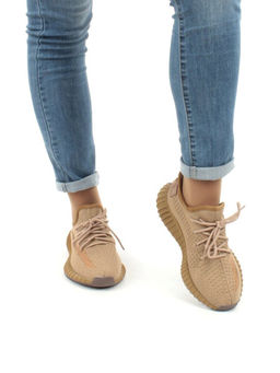 05-B552-8 BEIGE Кроссовки женские (текстиль)