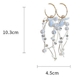 Серьги длинные на крючках арт. 13 1226 (id 266342) - Rada фото 4